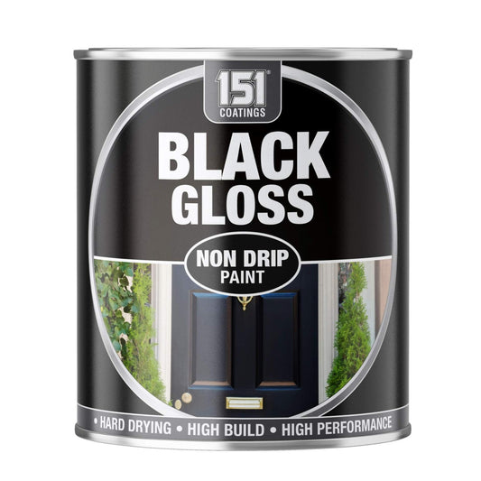 Black Gloss Non-drip Paint 300ml  - Box of 12