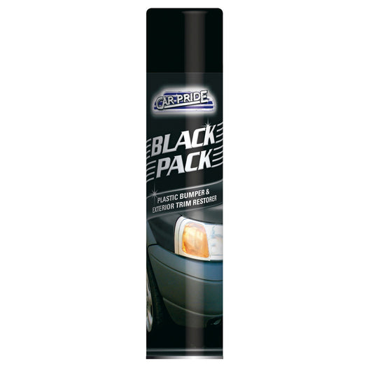 Black Pack Car Plastic Bumper & Exterior Trim Restorer 300ml - Box of 12