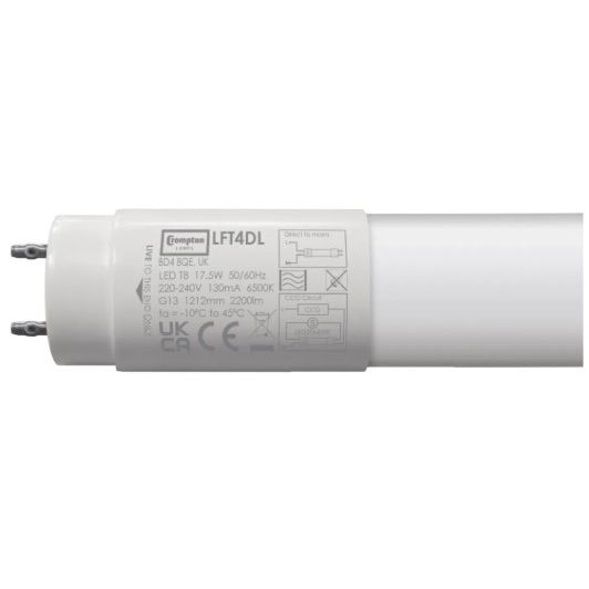 Crompton LED T8 Full Glass Tube 4ft