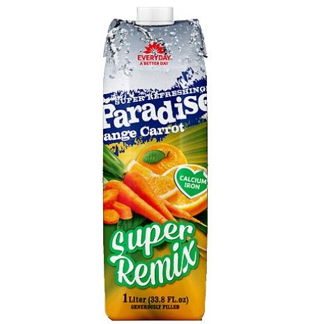 Paradise Orange And Carrot Juice - Box of 12
