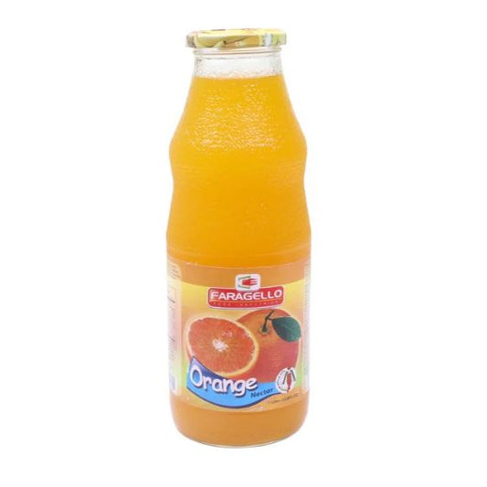 Faragello Orange Nectar Glass Bottle 1L - Box of 6