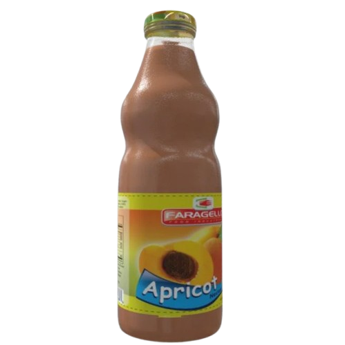 Faragello Apricot Glass Bottle 1L