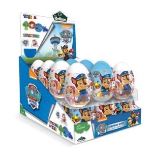 Relkon Paw Patrol Surprise Egg 10g - Box of 18