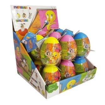 Relkon Looney Tunes Surprise Egg 10g - Box of 18