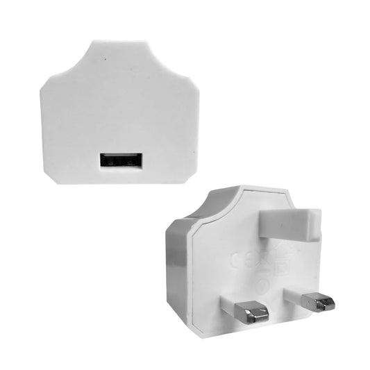 USB Mains Charging Plug Pifco - Box of 6