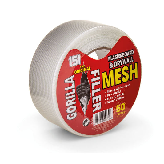 Plaster Board Drywall Mesh Tape 50mx50mm - Box of 12