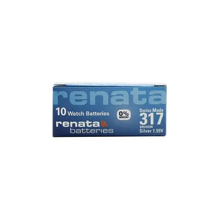 RENATA Swiss 317 SR516SW Watch Battery - Box of 10