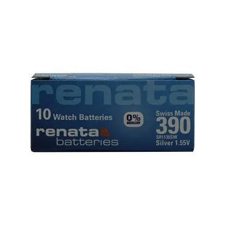 RENATA Swiss 390 SR1130SW Watch Battery - Box of 10
