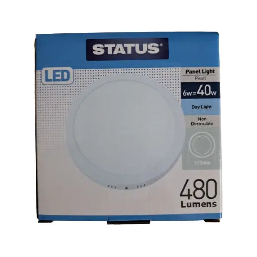 Status LED Panel Light Pearl Day Light 40w 113mm 480 Lumens