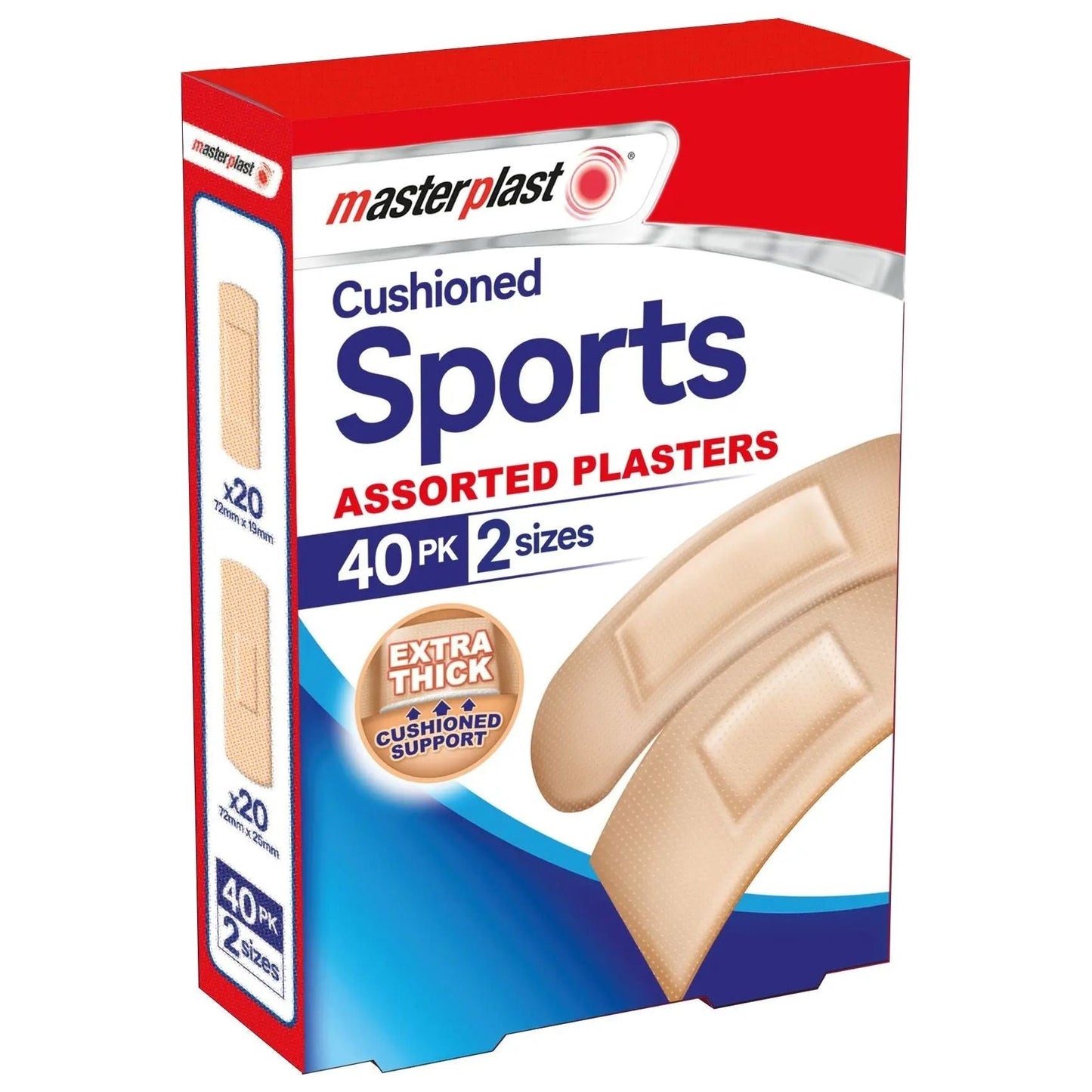 Sports Plasters 40pk - Box of 12