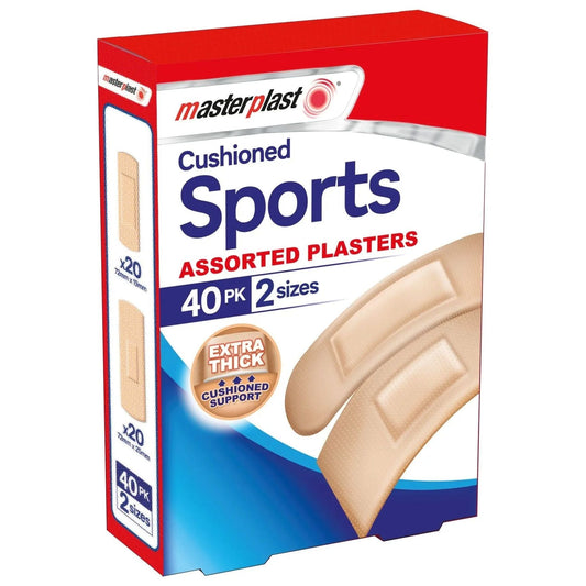 Sports Plasters 40pk - Box of 12