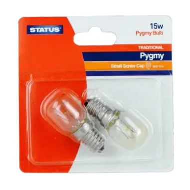 Status 15W Pygmy SES Warm White  2 Pack  - Box of 10