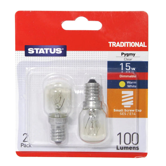 Status 15w Pygmy Clear SES - Box of 10