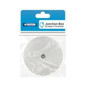 Status 20 Amp Round Junction Box - Box of 10