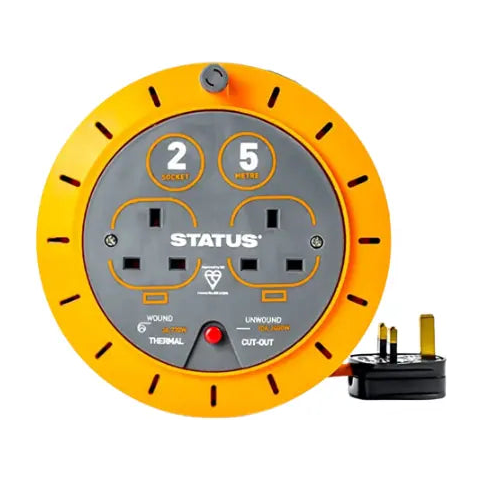 Status 2 Gang 5 Metre Reel