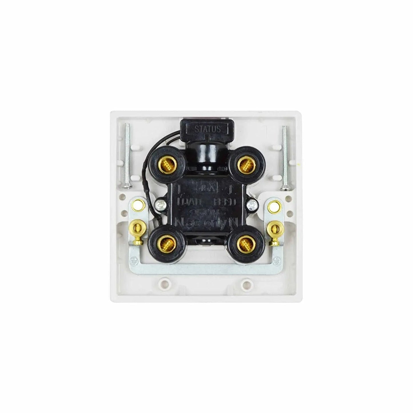 2 Way Ceiling Pull Cord 45 Amp Switch with Neon -Light Shower/Toilet/Bathroom - Box of 5