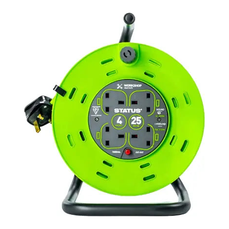 Status 4 Gang 25 Metre Reel