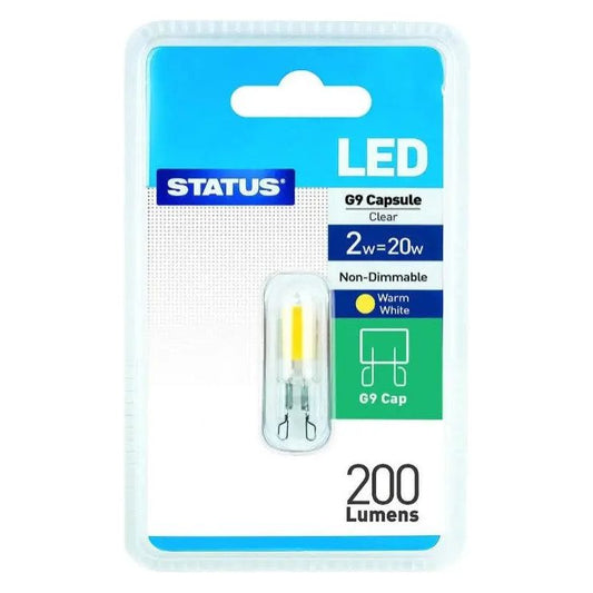 Status G9 LED Capsule Light Bulb 2W = 20W 200 Lumens