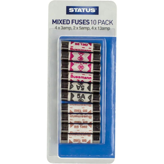 Status Mixed Fuses 10 Pack - Box of 10