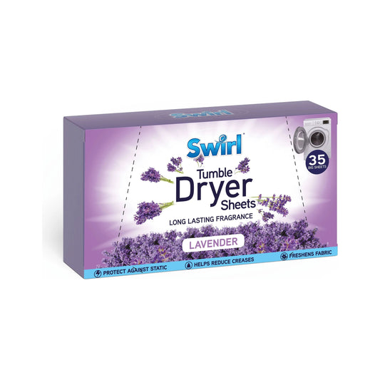 Swirl Laundry Sheets Lavender 35pk - Box of 10