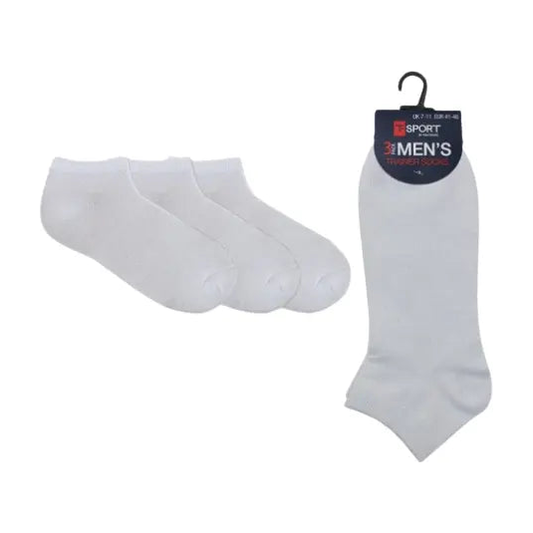 TF Sport 3 Pack Men's Trainer Socks - Pack of 12