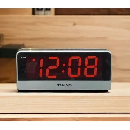 TWINS LED Wecker Digital Alarm Clock