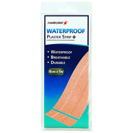 Waterproof Plaster Strip 6cm X 1m - Box of 25
