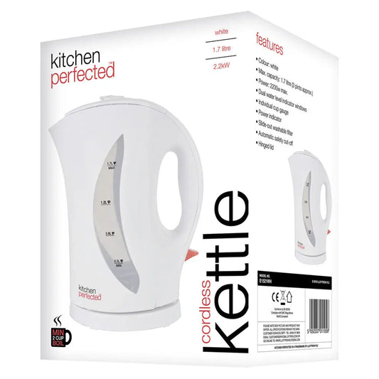 White Kettle 1.7L - Kitchen Perfected