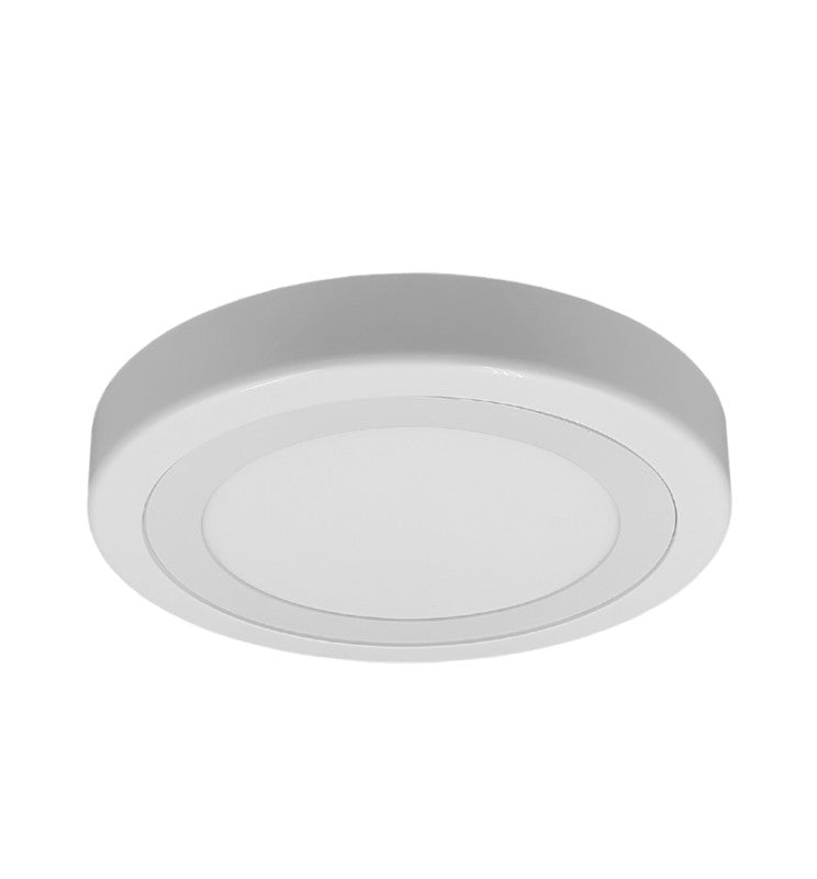 24+12W Pink Edge Lit LED Surface Panel Light 6500K