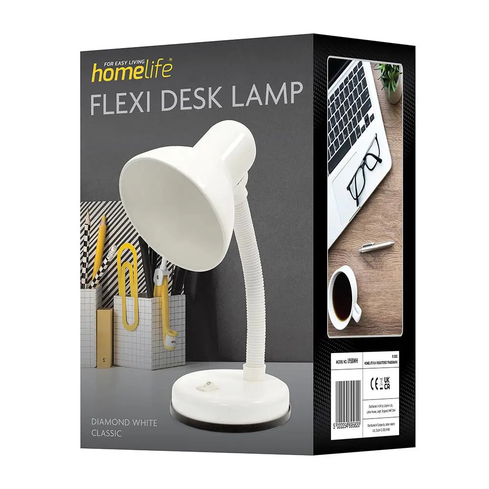 Flexi Desk Lamp WHITE - Homelife