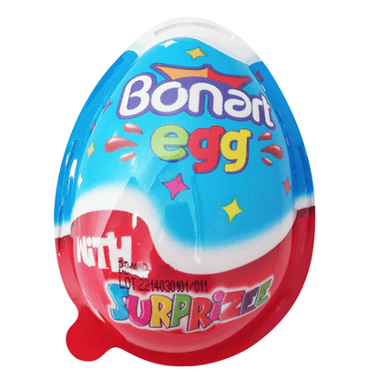 24 x Bonart Surprise Egg Blue