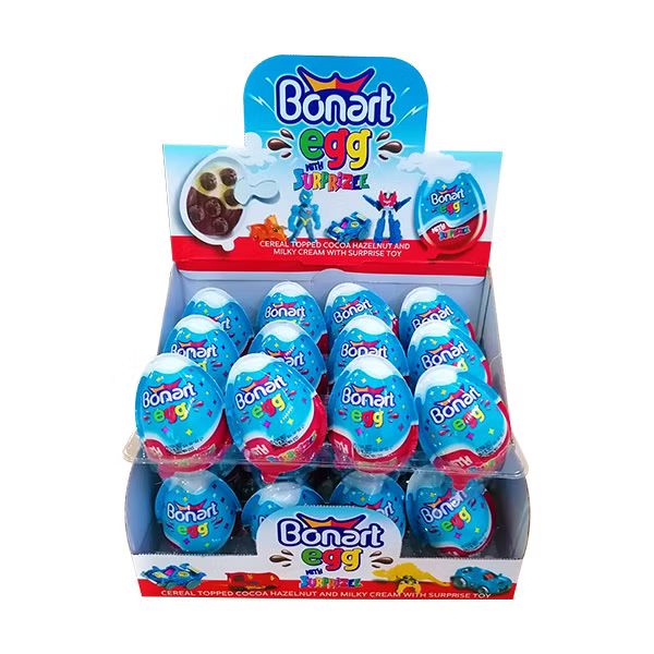 24 x Bonart Surprise Egg Blue