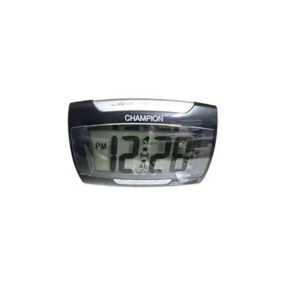 Light Sensor Clock Black