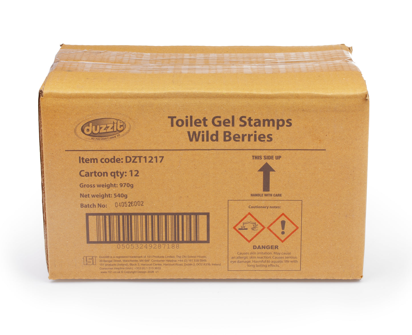 Duzzit Toilet Gel Stamps Wild Berries x 12