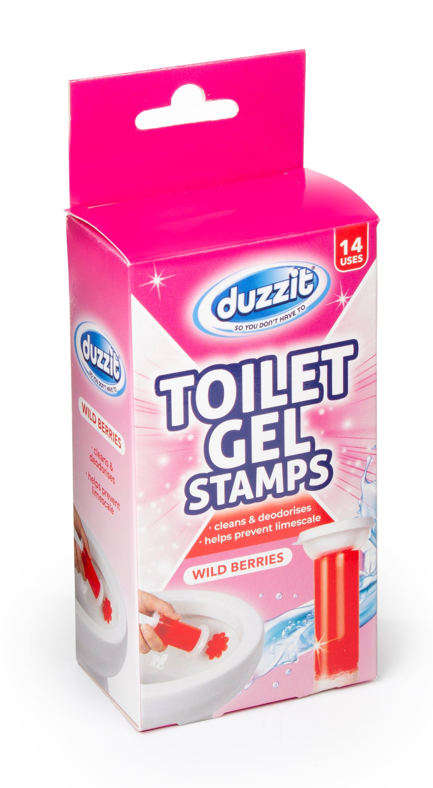 Duzzit Toilet Gel Stamps Wild Berries x 12