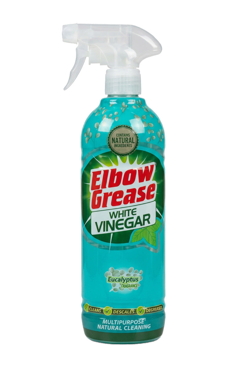 Elbow Grease White Vinegar Spray 750ml Eucalyptus x 12