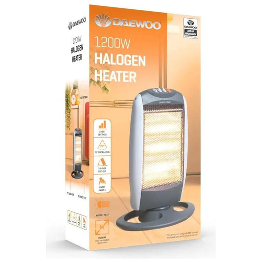 Halogen Heater 1200w Daewoo
