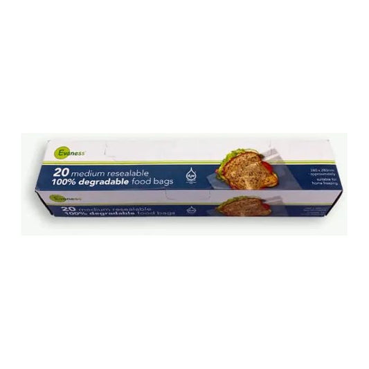 Food Freezer Bags 26cm x 28cm - 20 Pack - Box of 24