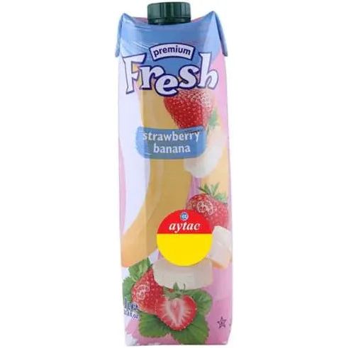 Strawberry-Banana Juice 1L - Fresh Box  of 12