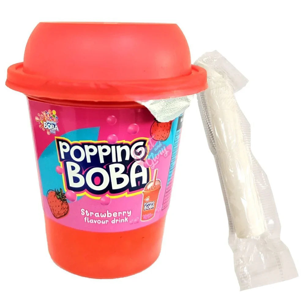 24 x Popping Boba Strawberry Drink 280ml