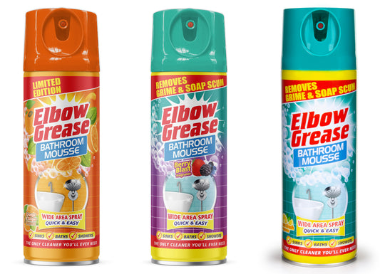 Bathroom Mousse Orange, Lemon & Berry Blast 400ml