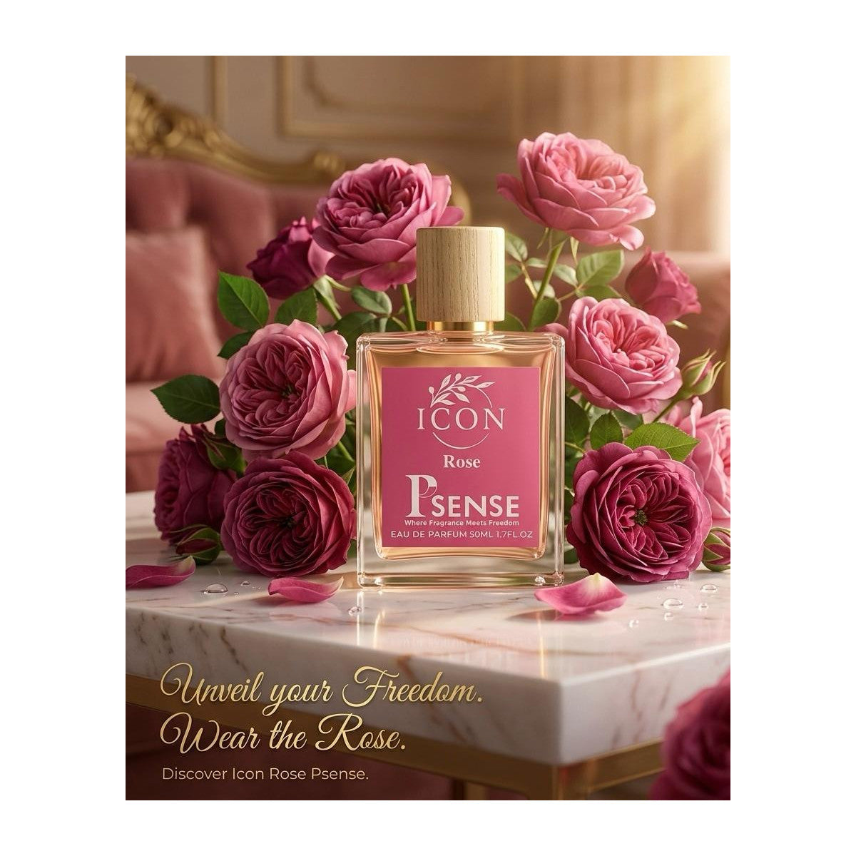 Psense Rose 50ml Eau De Parfum