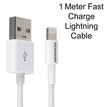 1 Metre USB-A To 8 Pin Lightning Fast Charge Cable