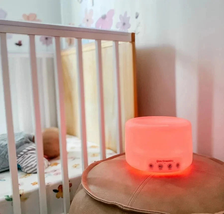 Glow Dreaming Sleep Aid Night Light Aromatherapy Pink Noise And Humidifier