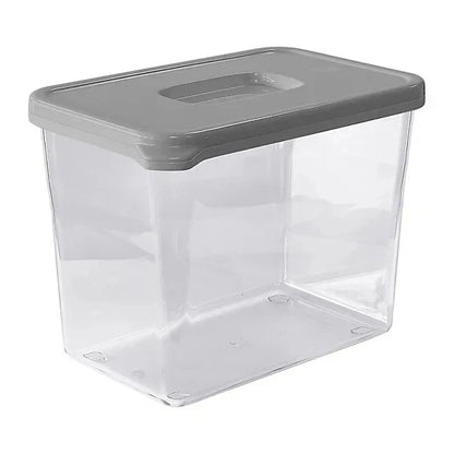 Clear Food Storage Containers Airtight Leakproof Space-Saving Kitchen Set of 4