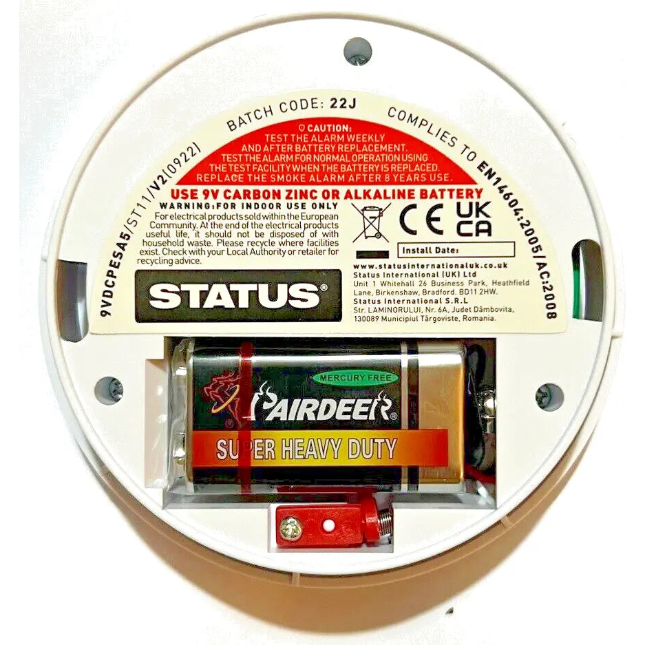 Status Smoke Alarm - Box of 3