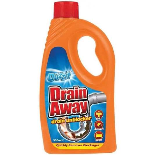 Drain Away Drain Unblocker 400ml Duzzit - Box of 12