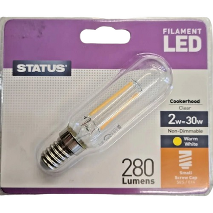 Cooker Hood 30w Filament LED Warm White edison Screw E14