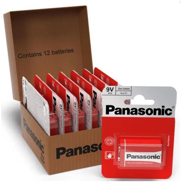 9V Panasonic - Box of 12