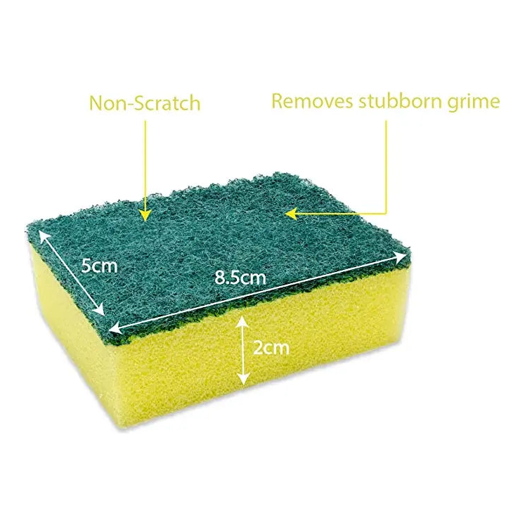 Sponge Scourers Washing up Sponge 10 pack Duzzit - Box of 10